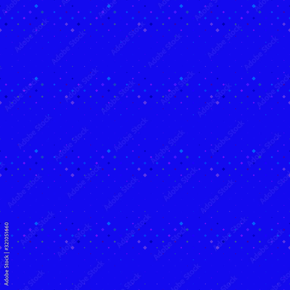 Poster dark geometrical diagonal square pattern background - abstract blue vector graphic design from squar