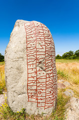 Letters and text from the past. Öland, Sweden