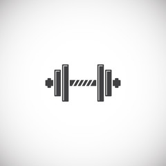 Sport related icon on background for graphic and web design. Creative illustration concept symbol for web or mobile app