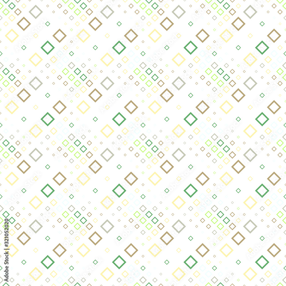 Poster seamless abstract square pattern background - colorful geometrical vector illustration from diagonal