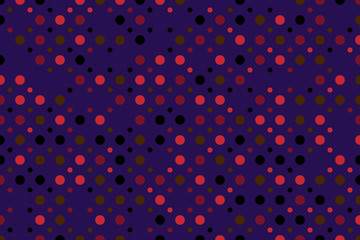 Geometrical dot pattern background - colorful abstract vector design