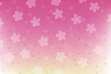 桜の花びらが舞う背景