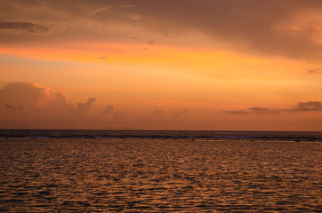 Gili Trawangan. Sunset in Indonesia