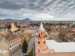 Obraz premium Town hall ins Siklos, Hungary