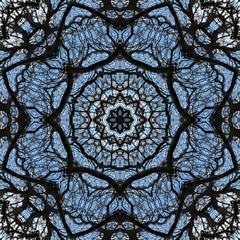 Abstract kaleidoscope background. Beautiful multicolor kaleidoscope texture. Unique kaleidoscope...