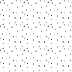 Seamless pattern with alphabet letters.Gift wrapping paper. Bed sheets and interior. School and learning theme.