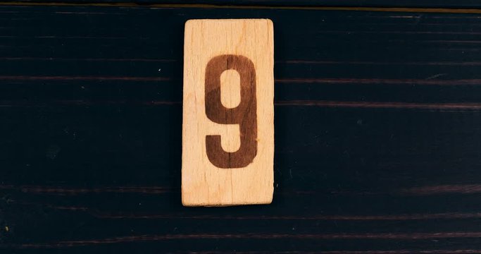 Numbers from 0 to 100 years of age
