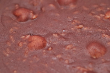 Sweet red beans paste with rice 