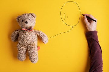 Conceptual image of child safety and adoption