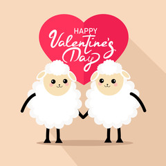 happy valentines day cards with ornaments, hearts, ribbon, angel and arrow