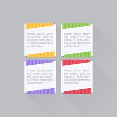 Business data visualization. Infographic element with icons and options or steps. Can be used for process, presentation, diagram, workflow layout, info graph, web design. Vector business template.