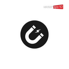 Magnet Icon Design Vector Template