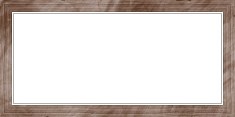 Empty photo frame with artistic design