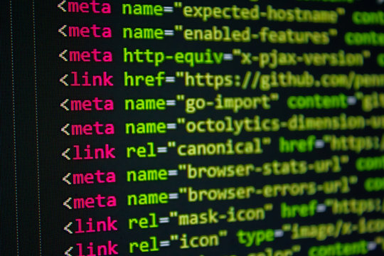 developer software source code screen. programming code. writing script. programmer editing code background