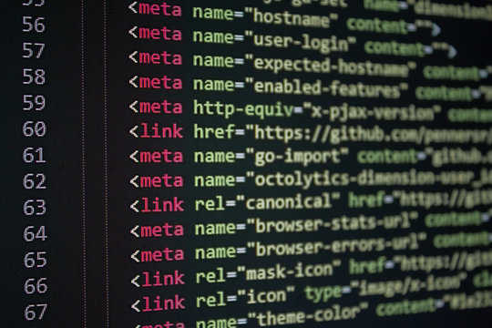 developer software source code screen. programming code. writing script. programmer editing code background