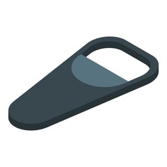 Bottle-opener icon. Isometric of bottle-opener vector icon for web design isolated on white background