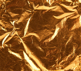 Picture of twisted 24k gold foil