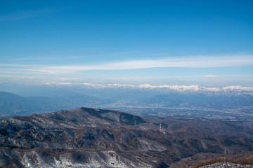Fototapeta na wymiar 日本アルプス山脈