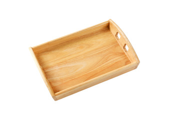 Wooden serving tray