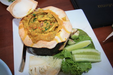 grilled steak with potatoes and vegetables