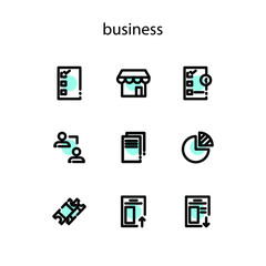 desaign business icons for websait or application