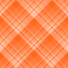 Seamless pattern in pretty orange colors for plaid, fabric, textile, clothes, tablecloth and other things. Vector image. 2