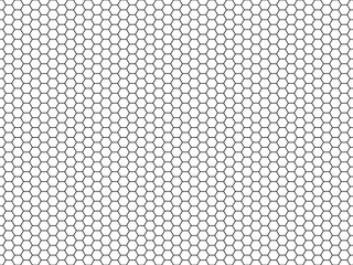 Stoffe zum Nähen Hexagon honeycomb pattern. Honey hexagonal backdrop, mosaic cells structure, geometric line grid texture vector seamless carbon, mosaic backdrop. technology carbon structure