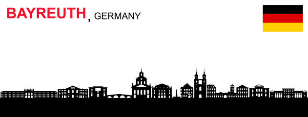 Obraz premium Bayreuth Skyline