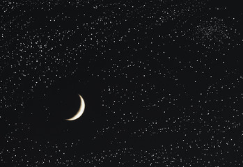 Moon and stars. © AnaIsabel