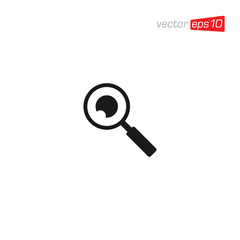 Magnifying Glass Icon Design Vector