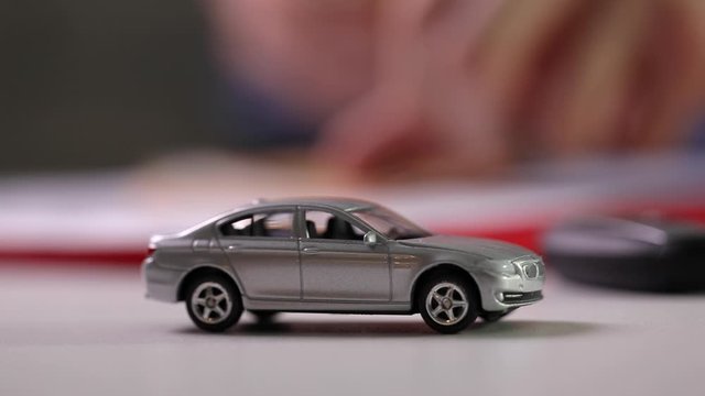 car buy or money loan pledge concept