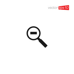 Magnifying Glass Icon Design Vector