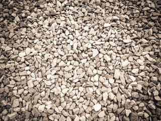 Close up of small stones as nature background.