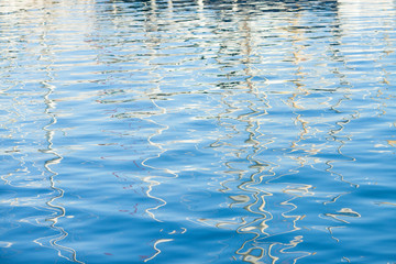 Reflection in water. Space for a text.
