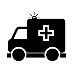 ambulance icon vector template EPS 10