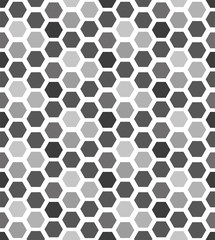 Mosaic pattern of hexagons, seamless