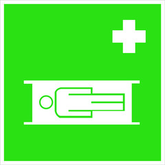 fire removal equipment, safety signs .vector illustration