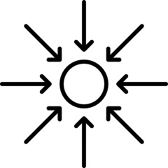 Integration icon, vector illustration