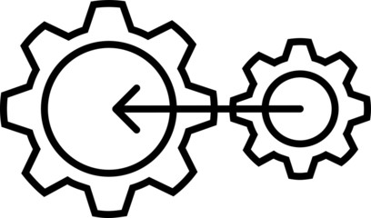 Integration icon, vector illustration
