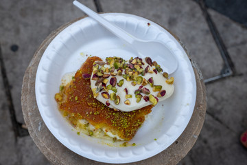 Arabic dessert Kunafa