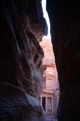 entrance of City of Petra, Jordan