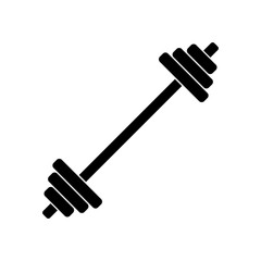 barbell icon vector logo template EPS 10