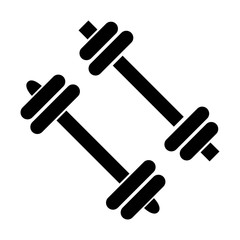 barbell icon vector logo template EPS 10