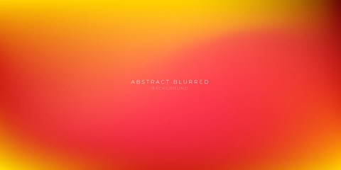 Yellow orange red blur gradient abstract background for presentation design. Suit for business, corporate, institution, party, festive, seminar, and talks.