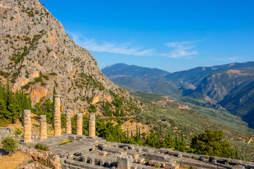Greek Ruins in the Mountains