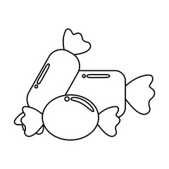 set of candies isolated icon vector illustration design