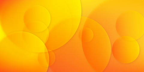 Modern fresh orange gradient circle abstract background vector illustration presentation design