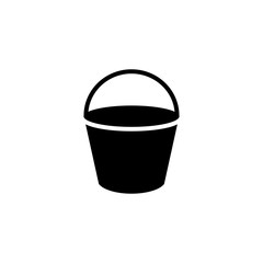 bucket icon vector design logo template EPS 10