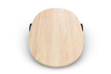 Blank Balance Board Yoga Fitness Balance Plate For Branding Mock up, 3d render illustration.