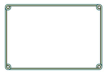 frame with copy space for text